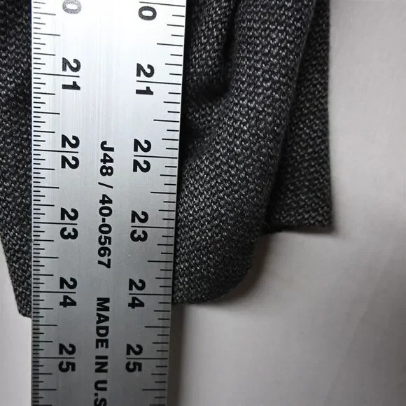 Marco Carelli 44R Gray Soft Tweed Lambswool‎ Mens Blazer Sport Coat Jacket